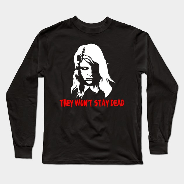 Night of the Living Dead Girl Long Sleeve T-Shirt by Halloween Merch